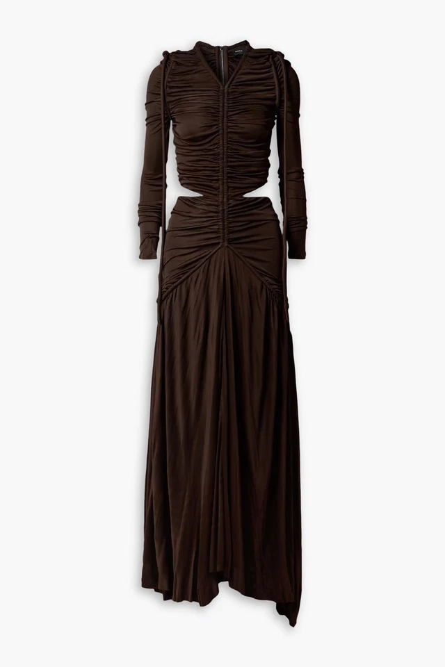 Maxi Vestido Proenza Schouler Recortado Jersey Acanalado Foto 1 de 4