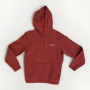 Patagonia Felpa con Cappuccio Uomo Fitz Roy Icon Uprisal, Rosso Mangrovia, Small, Nuova - Foto 1 di 7