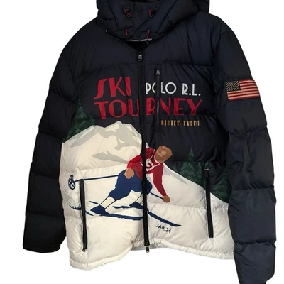 Chaqueta Polo Ralph Lauren Para Hombre Puffer Esquí Torneo Invierno Evento Talla XL NUEVA CON ETIQUETAS Foto 1 de 4