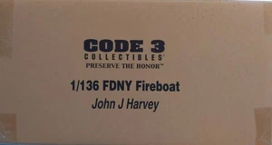 Code 3 13204 1:136 Scale FDNY Fireboat John J. Harvey Collectibles - Picture 1 of 1