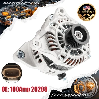 Alternator #20288 For 2013-2023 Mazda 3 6 CX-3 CX-5 2019-2020 Toyota Yaris 100A - Image 1 of 4