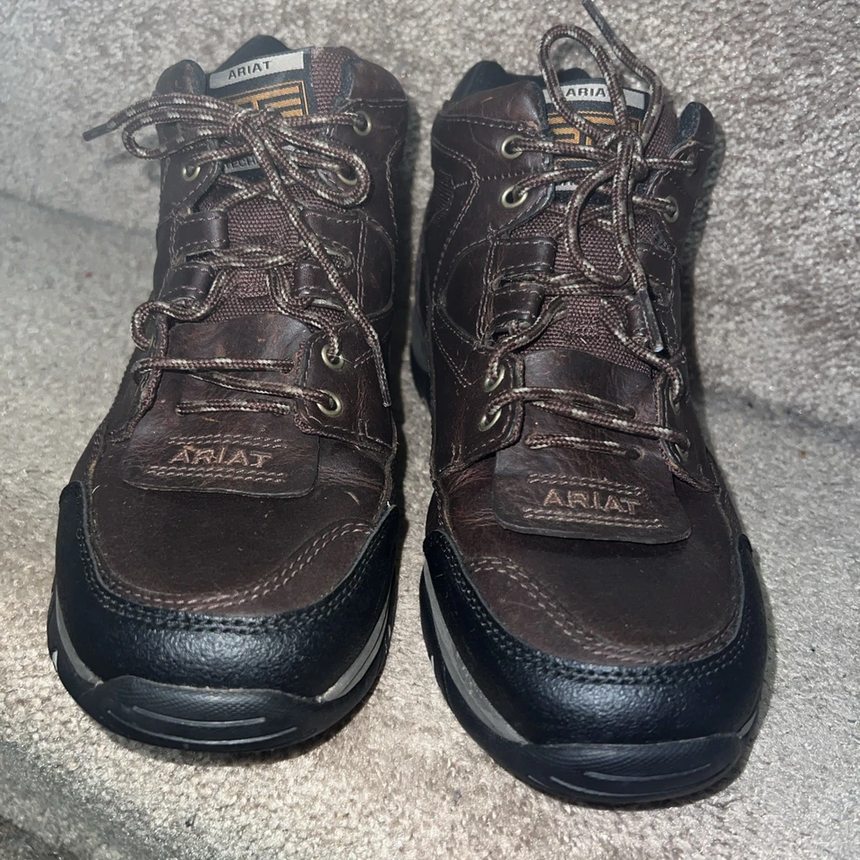 Ariat 10004138 (70063) ATS Womens Terrain Hiking Endurance Brown Boots Sz 9B - Image 1 of 4