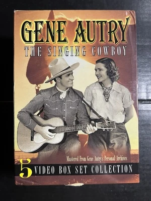 Gene Autry - The Singing Cowboy Collection (VHS/EP, 5-Tape Set) - Image 1 of 4