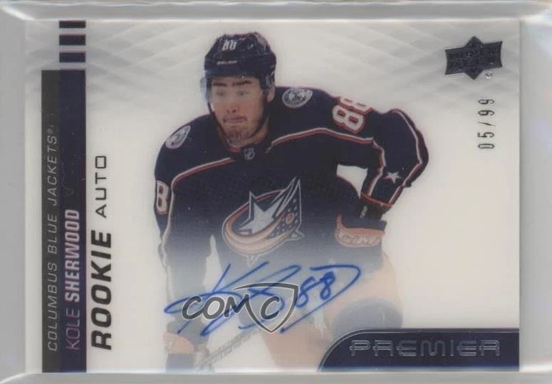 2019-20 Premier Acetate Rookie Horizontal Autos /99 Kole Sherwood #AR-KS Auto RC - Image 1 of 2