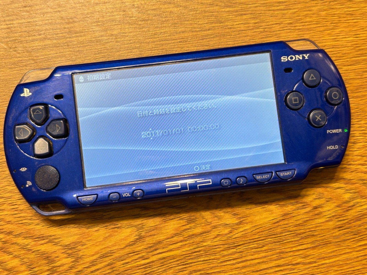 Sony PSP NTSC-J Blue Video Game Consoles for sale | eBay