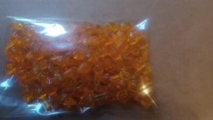 75 Medium Yellow Twists Bulbs Ceramic Christmas Tree Replacement Lights Vintage - Picture 1 of 2