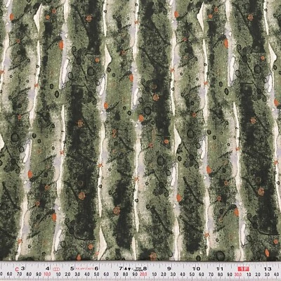 Nature’s Glory by Peg Conley Clothworks Striped Cotton Fabric by the HALF YARD - Image 1 of 2