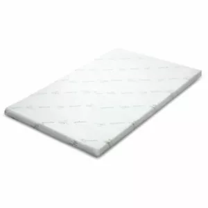 Neu 4CM Bambus Memory Foam Bett Matratze Topper Schutz Orthopädisch weiche Topper - Bild 1 von 1