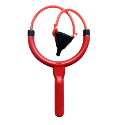 Futterschleuder Angeln Zwille Rot Boilieschleuder Katapult zum Karpfen Anfüttern - Bild 1 von 4