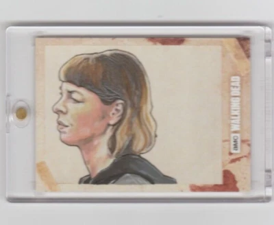 TOPPS WALKING DEAD H&H JADIS SKETCH CARD BY ACCLAIMED ARTIST MIKE JAMES  1/1!! - Image 1 of 2