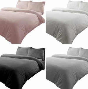 Cosy Warm Teddy Bear Sherpa Fleece Fur Duvet Quilt Cover Bedding Set in 4 colour - Picture 1 of 17