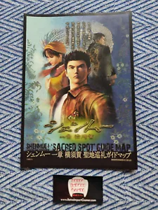 Rare 1st Edition Japanese Shenmue Secret Spot Guide Map Dobuita Sega Yokosuka - Picture 1 of 4