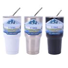 900ML Ice Coffee Drinking Bottle Portable Straw Cups Stainless Steel Material