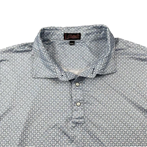 Polo Rafter C uomo 3XL perla snap manica corta poliestere spandex - Foto 1 di 5