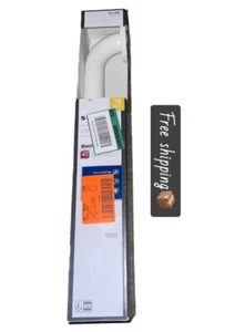 Barra de agarre NeW-Glacier Bay 18" ¡Sin herrajes de montaje!  Blanco brillante (241 595) - Imagen 1 de 3