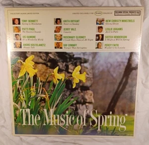 The Music Of Spring COMP. VINYL LP (EX tested) Tony Bennett New Christy Minstrel - Picture 1 of 6