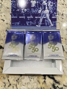 Paquete sellado de 5 tarjetas Topps Shohei Ohtani Dodgers 50/50 Club 2024 sin abrir - Imagen 1 de 3
