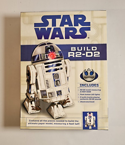 Star Wars Build R2-D2 Model Kit with LED Lights & Audio Chip New 2015 Disney New
