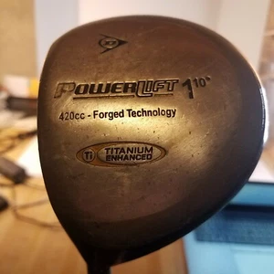 Dunlop LH PowerLift 420cc Titanium Enhanced Driver (1) W/ Graphite Shaft, Cover - Picture 1 of 8