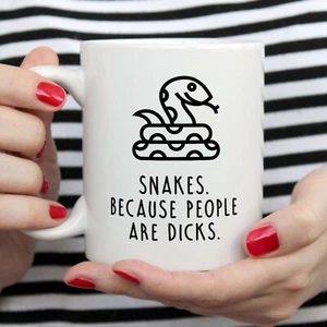 Funny Snake Mug, Snake Gift, Snake Owner Mug, Snake Lover Gift - Picture 1 of 1