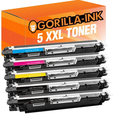 GORILLA-INK Tóner XXL 5 para HP 130A Color LaserJet Pro MFPM170 M176N M177FW M177DN