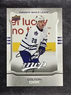 2014-15 Upper Deck MVP Silver Script 6 Colton Orr Toronto Maple Leafs - Image 1 of 2