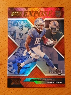 2022 XR Rookie Expose Red Jameson Williams Alabama Lions Rookie WR #'d 113/149 - Image 1 of 2