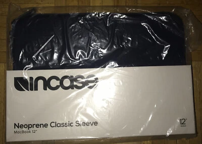 Funda clásica de neopreno Incase 12" para Macbook Pro - azul marino medianoche Foto 1 de 3