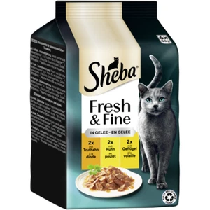 SHEBA Mp Fresh & Fine Turkey, Chicken & Poultry IN Jelly 36 X 50g - Picture 1 of 1
