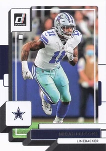 Tarjeta base de fútbol americano 2022 Panini Donruss Micah Parsons #157 Dallas Cowboys - Imagen 1 de 2