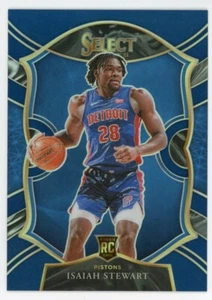 2020-21 Select Concourse Isaiah Stewart #76 Blue Prizm Rookie RC Detroit Pistons - Picture 1 of 2