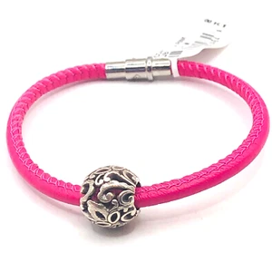 Brighton Coachella pink Magnetic Bracelet medium with tapestry bead - Picture 1 of 9