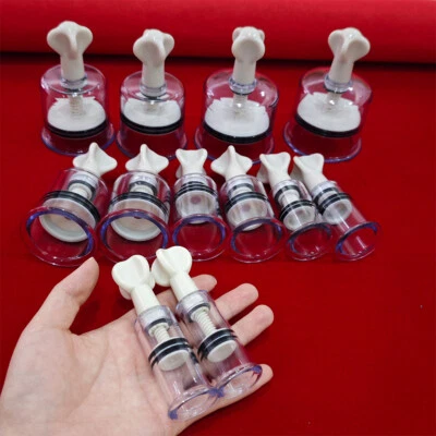 2pcs Nipple Sucking Vacuum Twist Cupping Sucker Breast No Pump Enhancer Enlarger - Image 1 of 4