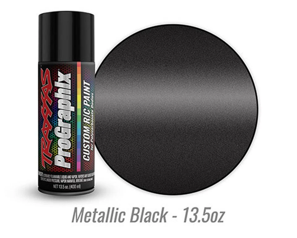 Traxxas 5075x Body Paint Metallic Black 13.5oz