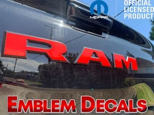 RAM 1500 Tailgate Emblem Decals 2025 2026 RHO - Picture 1 of 67
