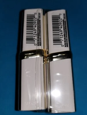 2 PACK LOREAL #100 BRILLIANT BROWN AGE PERFECT LUMINOUS HYDRATING  LIPSTICK.  - Image 1 of 2