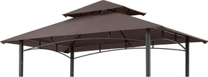 Cubierta superior de toldo para barbacoa de doble nivel 5x8 de repuesto para carpa de parrilla (#02) - Imagen 1 de 2