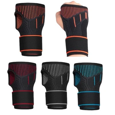 1 Pair Compression Wristband Knitted Sports Gym Basketball Badminton Bandages - Image 1 of 4