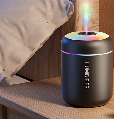 Mini USB Humidifier 180ml Diffuser Aromatherapy with LED Night Light - Image 1 of 4