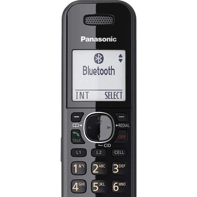 Panasonic Kx-tga950b Handset - Black - Wall Mountable (kx-tga950b) (kxtga950b) - Image 1 of 4
