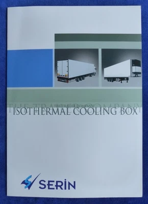 Serin Isothermal Cooling Box Trailer LkW - Prospekt Brochure Türkei türkisch - Bild 1 von 3