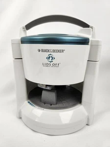 Black & Decker Deckel ab elektrischer Glasöffner weiß automatisch Top Entfernung - Bild 1 von 8
