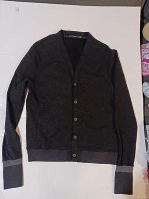 Cárdigan Z Zegna 5 Botones, 2 Bolsillos Gris Oscuro Talla L 32% Poliamida 31% Lana 31% Rayón Foto 1 de 4