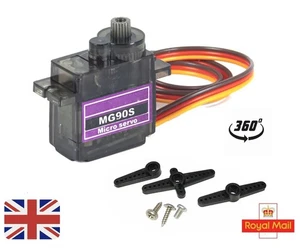 MG90S Metal Gear High Speed 9g Micro Servo 360 continuous - Picture 1 of 3