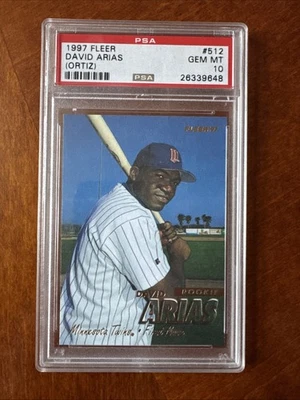 Fleer David Ortiz #512 Rookie RC 1997 PSA 10 Foto 1 de 2