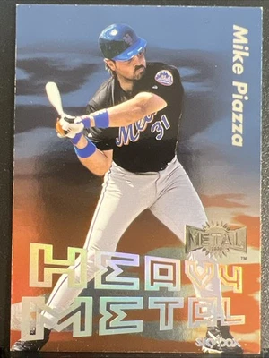 2000 Skybox Metal Heavy Metal #4 Mike Piazza  - Image 1 of 2