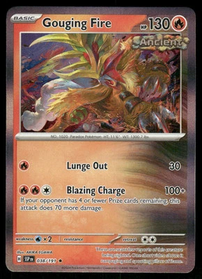 Gouging Fire #038/191 Pokemon SV08: Surging Sparks - Image 1 of 2