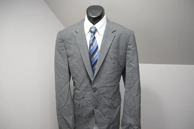 Hugo Boss The Smith5 Gray Wool 2 Button Blazer Sport Jacket Mens Size 44 R - Image 1 of 4