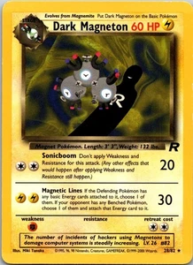 Dark Magneton (28) Rare Team Rocket 28/82 MP - Picture 1 of 2