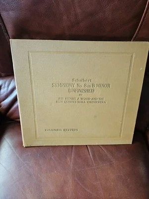 SIR HENRY J WOOD SCHUBERT SYMPHONY NO.8 IN B MINOR 3X SET - Image 1 of 4